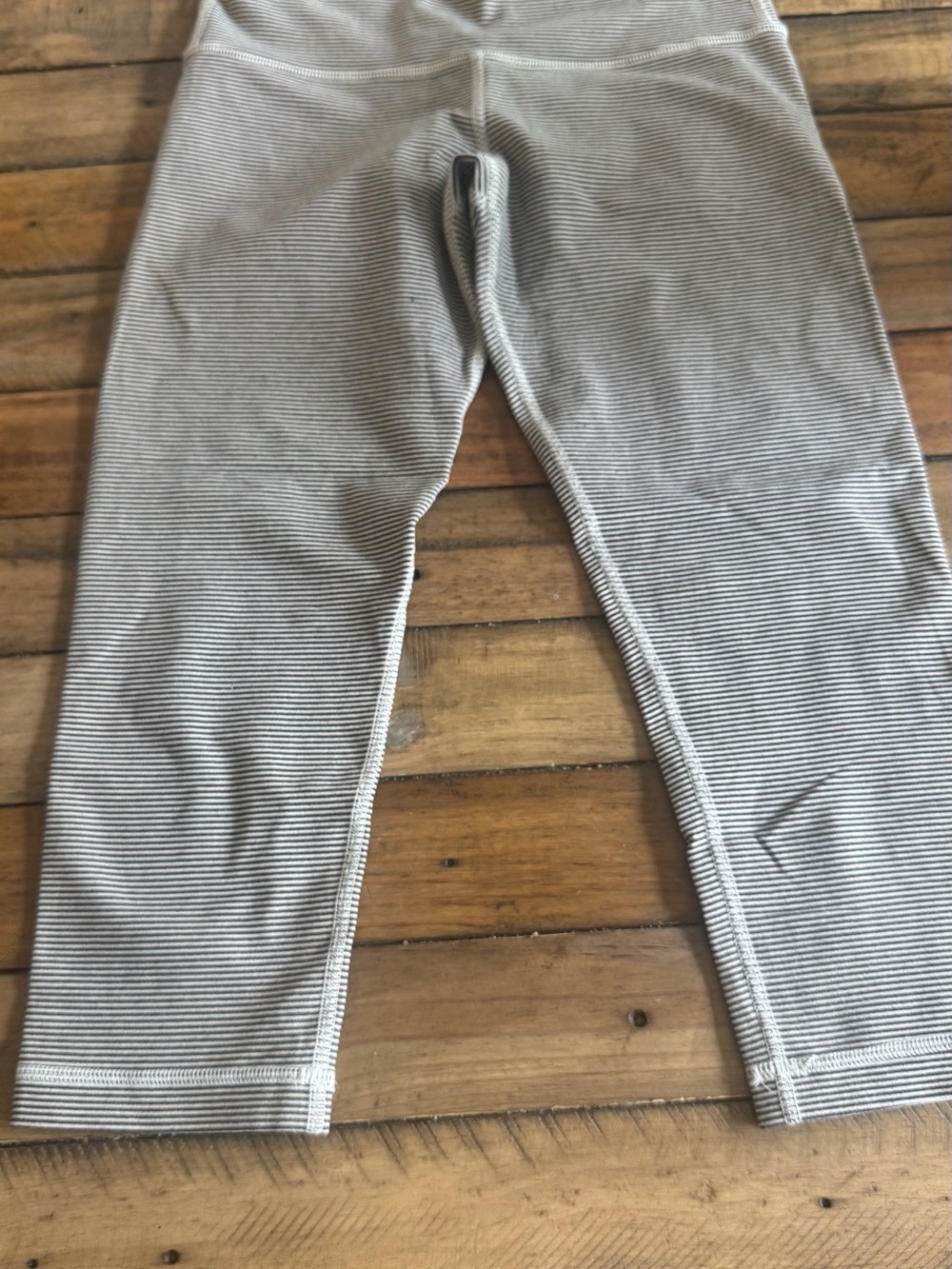 lululemon athletica Gray Striped Women's Leggings